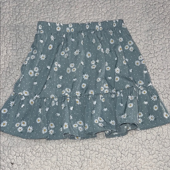 Jenna & Jessie Dresses & Skirts - Floral A-Line Skirt in Blue